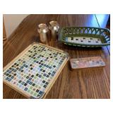 Mosaic coaster, basket