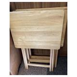 Three tv trays