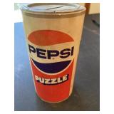 Pepsi puzzle, size of a can of Pepsi