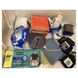 Adult diapers, heating pads and blood pressure