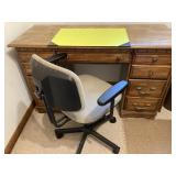 Desk and chair