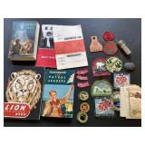 Scout books and patches