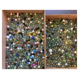 2 flats of marbles
