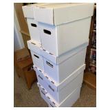 8 empty COMIC storage boxes