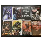 8 comics Dracula and werewolf