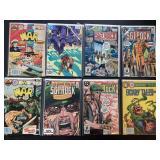 8 comics Sgt. Rock, war, scary tales