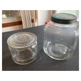 2 vintage jars