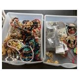 Organizer with costume jewelry