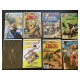 8 comics Fighting army