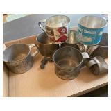 Tin cups