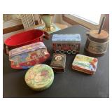 Tins and decoration