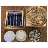 Nut pic set and jelly cutters