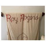 Roy Rogers Blanket with display rod