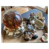Snow globes and figurines