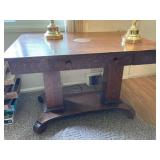 Oak library table