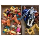 2 flats of toys