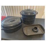 Roaster pan and canning pot