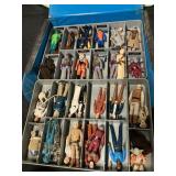 Star Wars figures with case