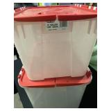 2 empty totes