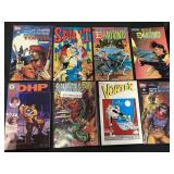 8 comics