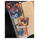 Comic cards.  They are blocked together from heat