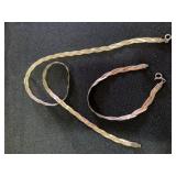 Sterling necklace and bracelet