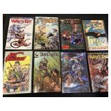 8 comics