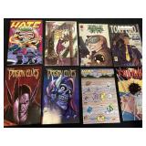 8 comics