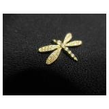 18k Dragonfly Pendant