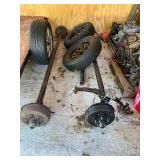 (2)- Axles & (2)- Tires