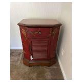 Reia, 1 Door, 1 Drawer, Ancient Painted Cabinet, 25" x 32" x 15.5"