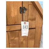 Outdoor Storage Cabinet / Garden Shed Storage, 25.5" x 18" x 69.5"
