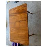Wood Table with 1 Leaf, 47.5" x 29" x 30"