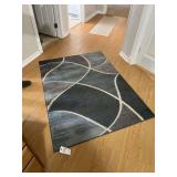 (2) Tan, Runner Rug, 60"x 20", (1) Blue/Grey Rug, 66" x 48"