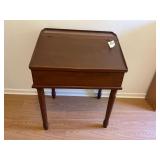 Early Slanted Front Schoolmasters Desk, 30.5" x 24.5" x 38"