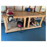 Rolling Work Table, 97" x 41" x 40"