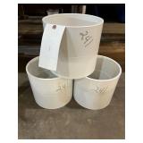 (3) 8" PVC Coupling with Rubber Seal