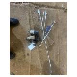 Carlyle Air Wrench, Air Nozzels with Blower Rods & (2) NAPA Air Wrenches