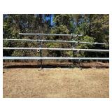 Metal Irrigation Pipe Rack with Contents - Pipe 44