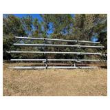 Metal Irrigation Pipe Rack with Contents - Pipe 36 1/2