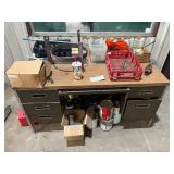 Desk & Contents