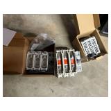 (2) Sacomec Fuser Block - TS J 3X30A FK, (1) Fuse Combination Switch, & (1) Sacomec Fuser Block - CD J 3X30A NC