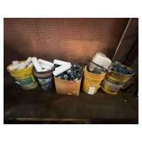 (5) Containers of Used Irrigation Sprinklers and Parts