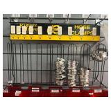 Kimball Midwest Hose Clamp Display with Hose Clamps