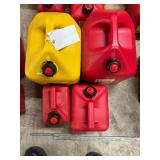 (1) 1 Gallon Gas Can, (1) 2 Gallon Gas Can, (1) 5 Gallon Gas Can, & (1) 5 Gallon Diesel Can