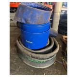 Vinyl Flow Rubber Irrigation Hose - 6", & Alfagomma 10" Irrigation Hose, 150PSI