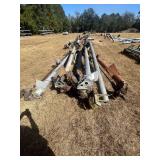 (6) Drive Axles for Pivot Irrigation with Gearboxes & Wheel Hubs - 165"
