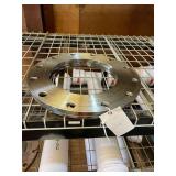 (4) Metal Flanges - 1/2" Thick, 19" Outside Diameter, 12 1/8" Inside Diameter, 17" Pitch Circle Diameter with 12 Holes, & 1" Bolt Hole Size