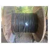 Wooden Spool of Electrical Cable