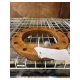 (3) Metal Flanges - 1/2" Thick, 16" Outside Diameter, 10 7/8" Inside Diameter, 14 1/2" Pitch Circle Diameter with 12 Holes, & 1" Bolt Hole Size